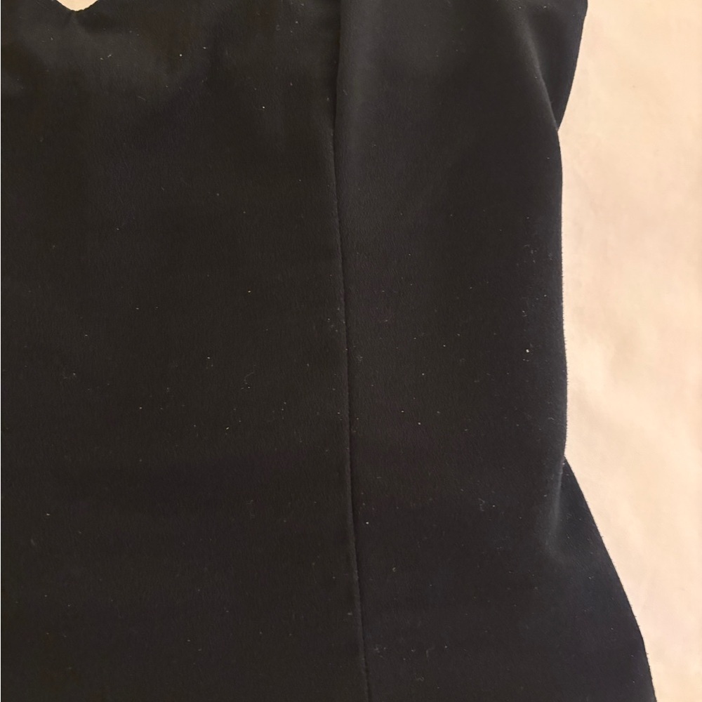 Abercrombie & Fitch Black Knit Tank Top sweetheart neckline basic black - Picture 4 of 6